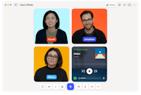 a screen shot of a group chat app on mac os x